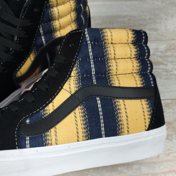 Vans SK8-Hi Denim Stripes Black/True White - Picture 2 of 7
